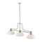 Z-Lite Melange 3 Light Chandelier, Brushed Nickel & Matte Opal 725-3BN-DMO14 - alternate 4